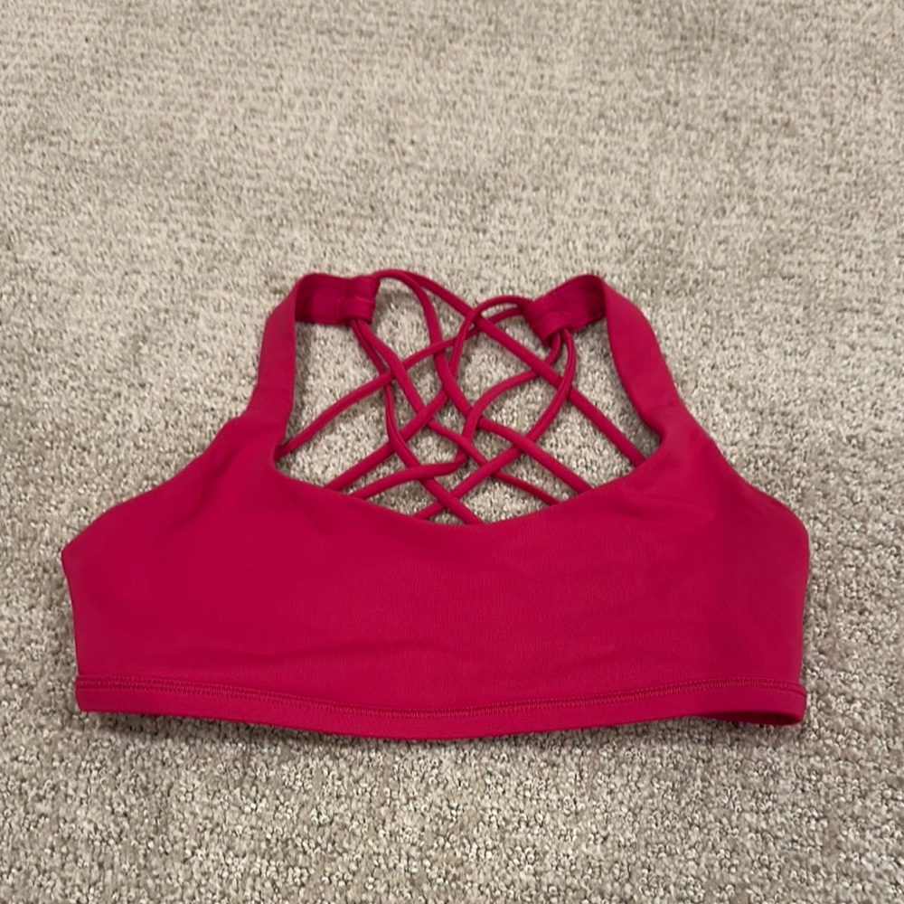lululemon athletica Pink Strappy Top